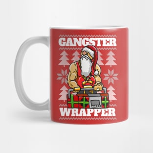 Gangsta Gangster Rap Christmas Theme - Ugly Christmas Hip Hop themed for the Holiday Season Mug